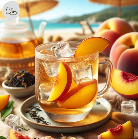 蜜桃烏龍冰茶:清爽果香,夏日消暑必備!