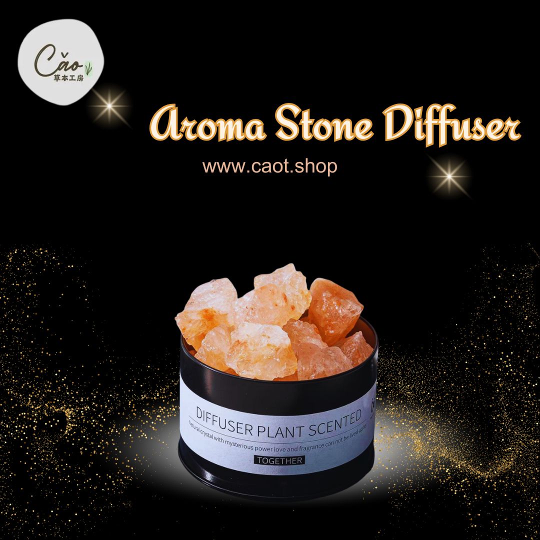 Non-powered crystal diffuser - natural mineral energy, releases pure fragrance (does not contain essential oils)