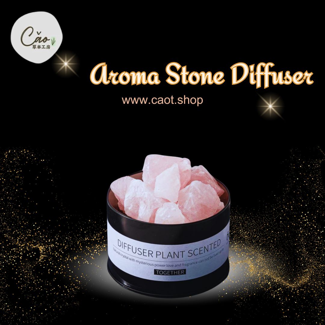 Non-powered crystal diffuser - natural mineral energy, releases pure fragrance (does not contain essential oils)