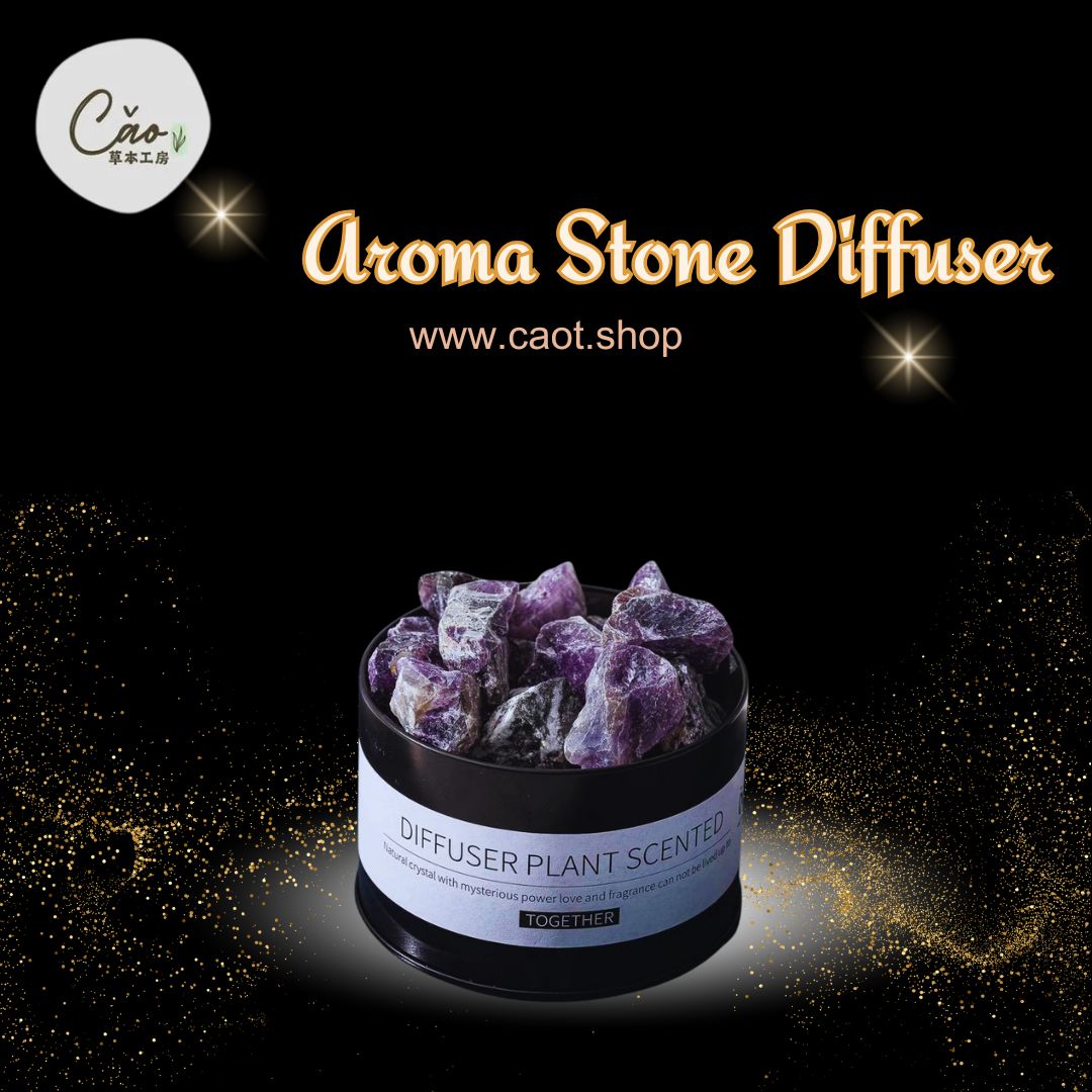 Non-powered crystal diffuser - natural mineral energy, releases pure fragrance (does not contain essential oils)