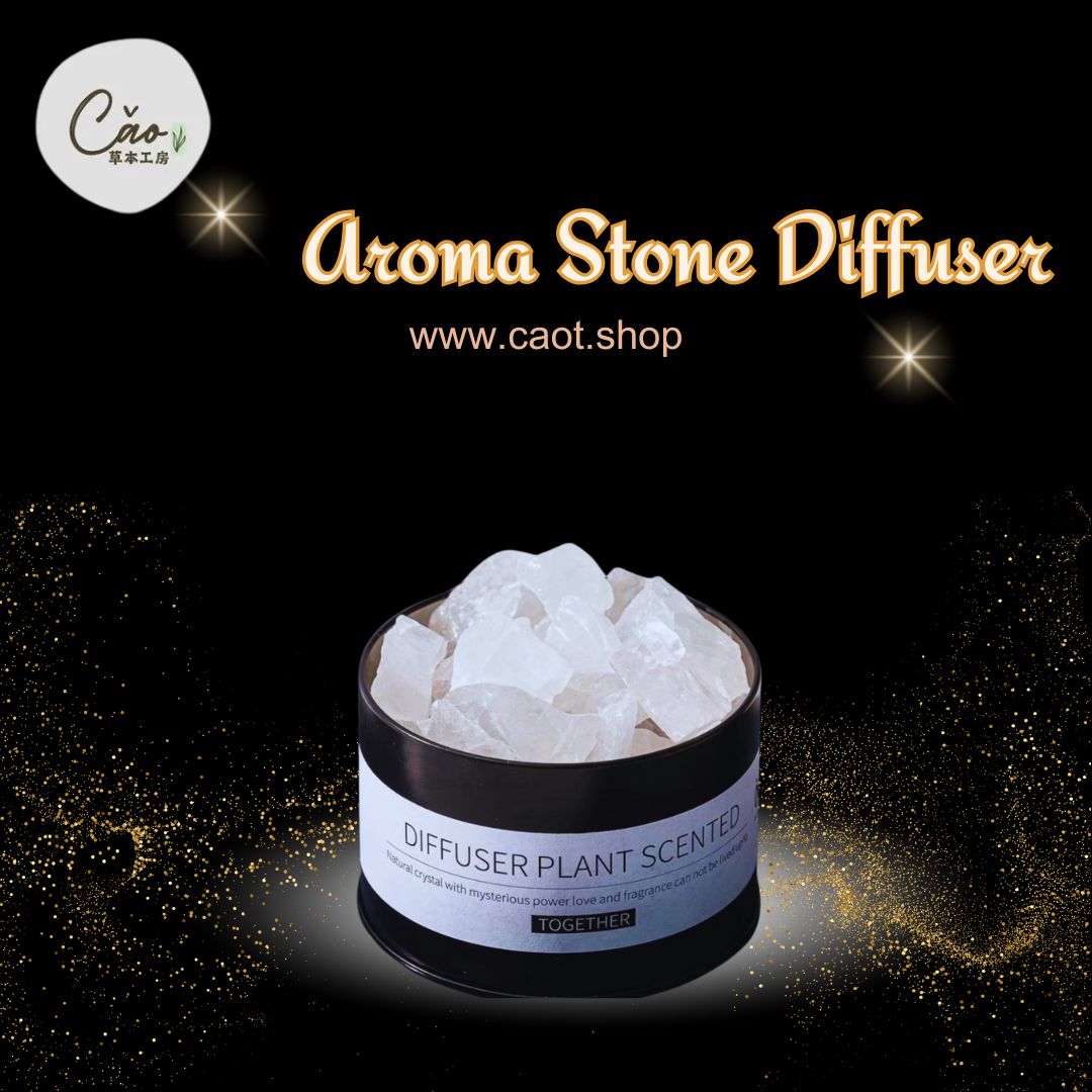 Non-powered crystal diffuser - natural mineral energy, releases pure fragrance (does not contain essential oils)