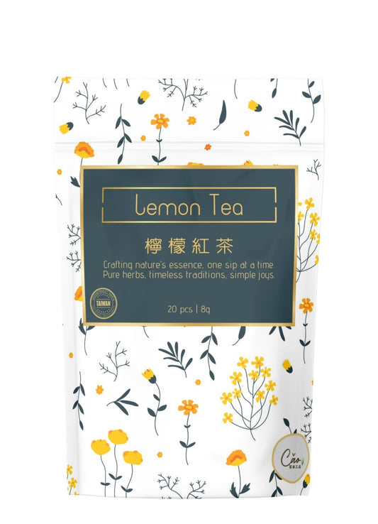 Lemon Black Tea โ Sweet and sour, refreshing, natural and pure | Classic lemon flavored black tea "8g sharing pack"