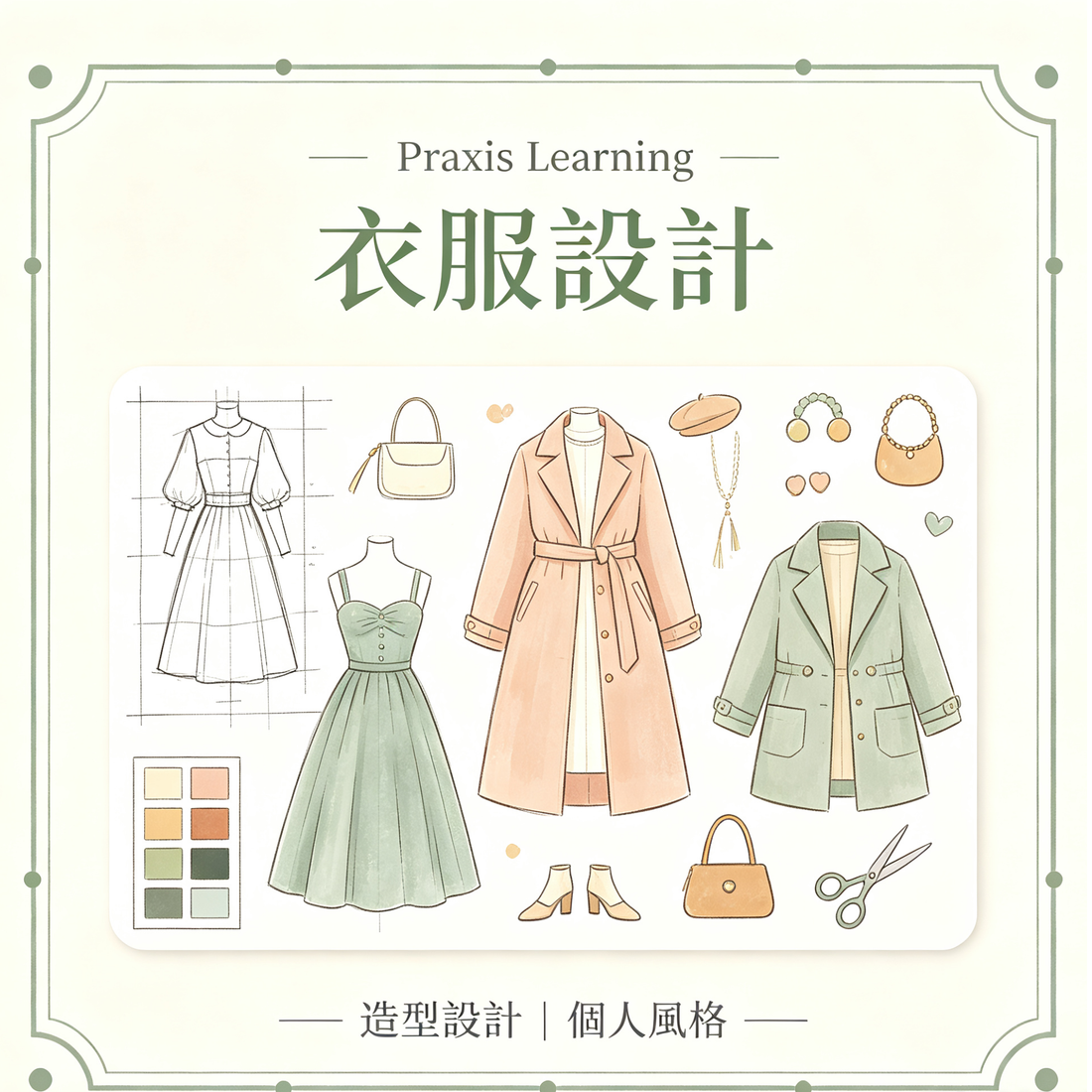 衣服設計｜造型設計建立個人風格｜Praxis Learning