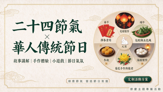 節慶主題專屬活動｜二十四節氣 × 華人傳統節日