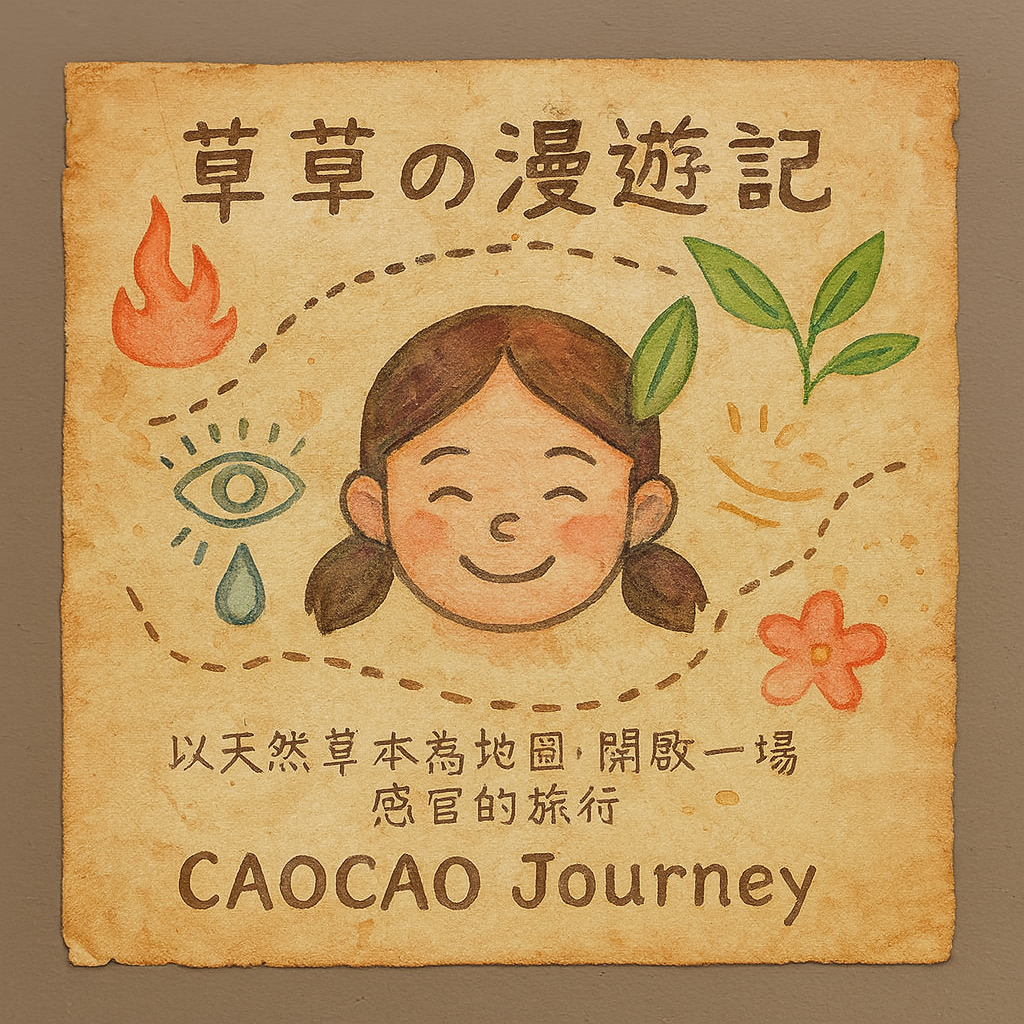 ⛺「風味探索系列」〈草草の漫遊記〉 —以天然草本為地圖，開啟一場感官的旅行—
